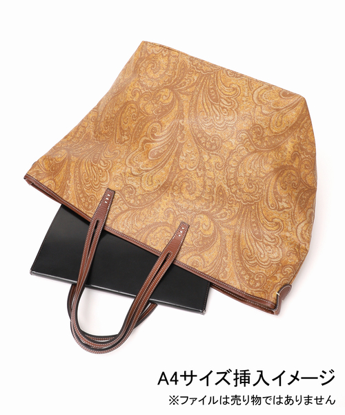 トートバッグ 「A VACATION/ア バケーション」ROAM MUSTARD PAISLEY：バッグ レディースの画像