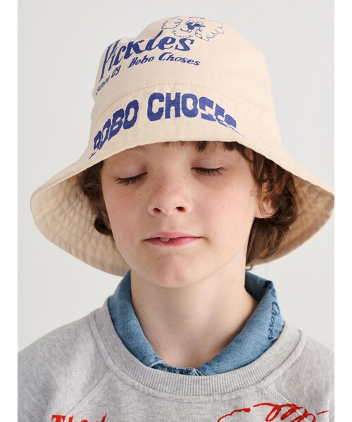 帽子 ハット BOBO CHOSES / キッズ Pickles リバーシブル ハット 2026SS キッズ 子供 男の子 女の子の画像