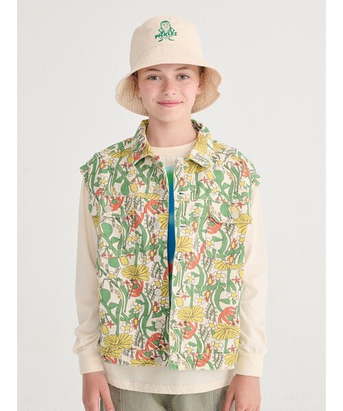 帽子 ハット BOBO CHOSES / キッズ Pickles リバーシブル ハット 2026SS キッズ 子供 男の子 女の子の画像
