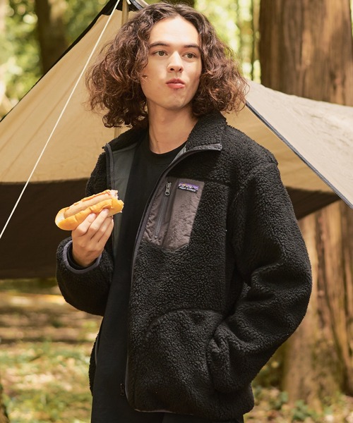 「ragged mountain」 ブルゾン MEDIUM ブラック メンズ_画像4