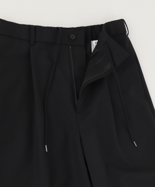 スラックス ATON（エイトン）WOOL TROPICAL LOOSE FIT PANTS メンズ レディースの画像