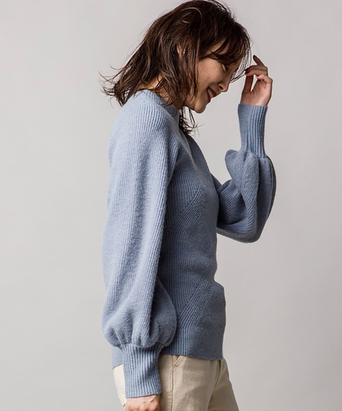 「Emma Taylor」 長袖ニット FREE オレンジ レディース_画像7