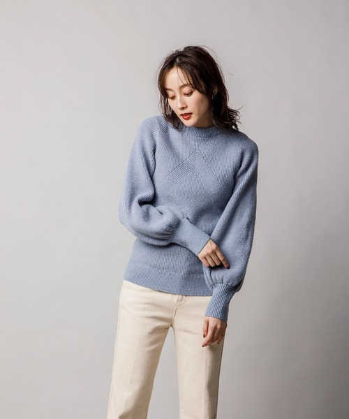 「Emma Taylor」 長袖ニット FREE オレンジ レディース_画像8