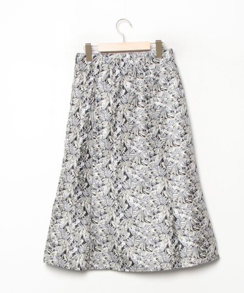 「index」 ロングスカート 40 グレー レディース_画像2