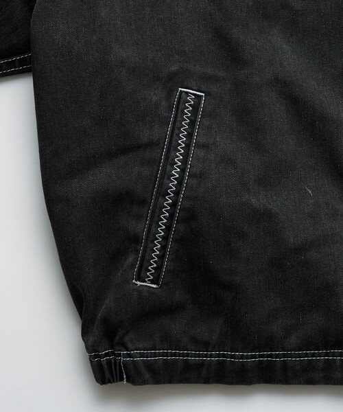「FREAK'S STORE」 「nautica jeansco.」ブルゾン フリ- ブラック レディースの画像