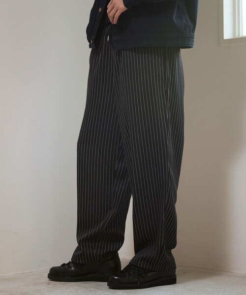 Firsthand（ファーストハンド） ワイドパンツ パンツ ストライプ
