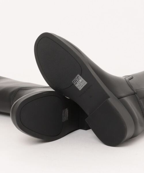 「CHARLES & KEITH」 ロングブーツ 25.5cm ダークブラウン レディース_画像2