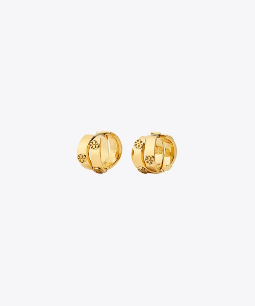 TORY BURCH（トリーバーチ） フープ ピアス アイコン ダブルフープ