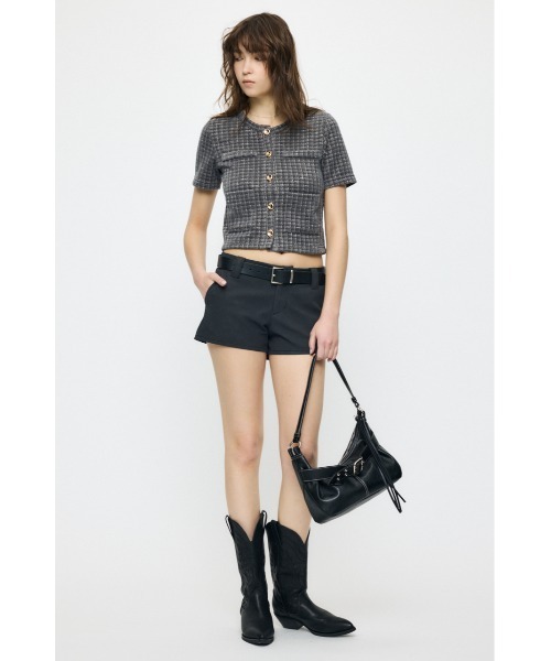 MOUSSY（マウジー） カーディガン TWEEDY カーディガン レディース