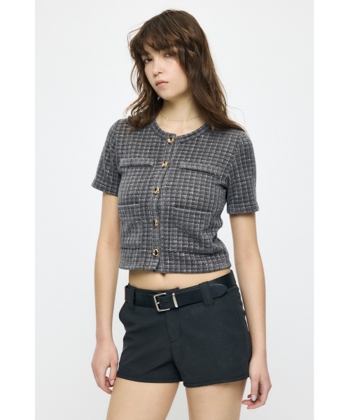 MOUSSY(マウジー) カーディガン TWEEDY カーディガン レディース MOUSSY(マウジー) カーディガン TWEEDY カーディガン レディース