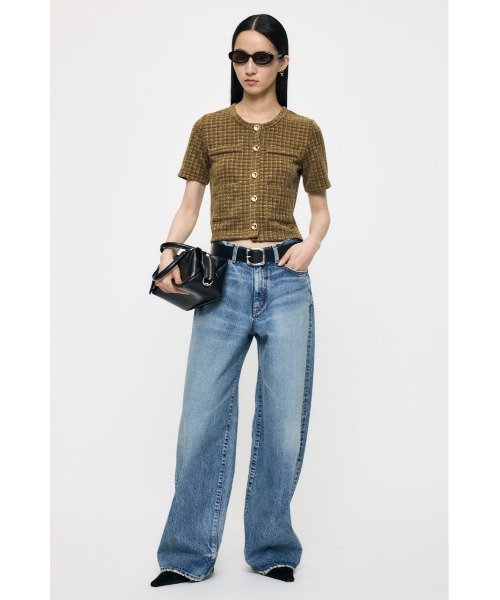 MOUSSY（マウジー） カーディガン TWEEDY カーディガン レディース