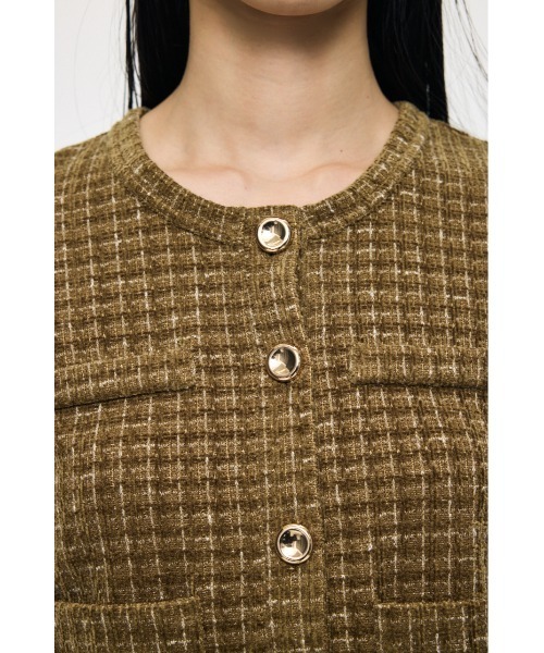 マウジー moussy ループカーディガン MOUSSY（マウジー）の「LOOP ACCENT ニットカーディガン（カーディガン