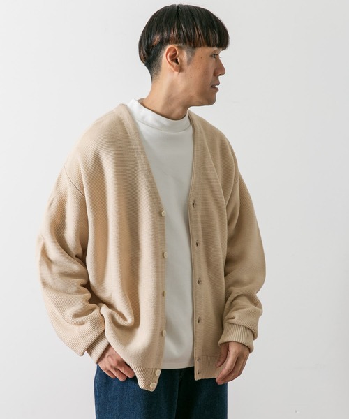 「PENNEYS」 ニットカーディガン MEDIUM ブラウン メンズ_画像5