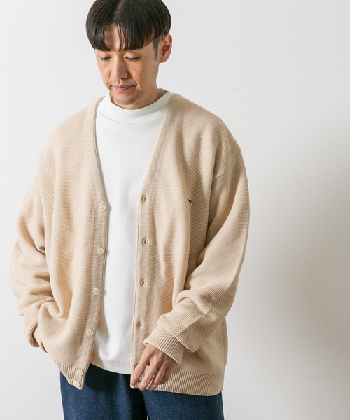 「PENNEYS」 ニットカーディガン MEDIUM ブラウン メンズ_画像9