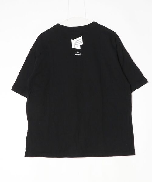 「maturely」 半袖Tシャツ FREE ブラック レディース_画像2