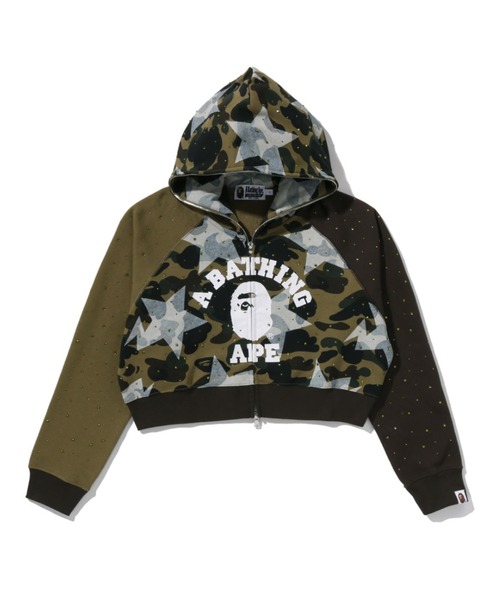 A BATHING APE（アベイシングエイプ） パーカー STA OVER PRINT 1ST