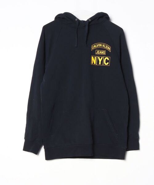 Calvin Klein（カルバン・クライン） プルオーバーパーカー S ネイビー 