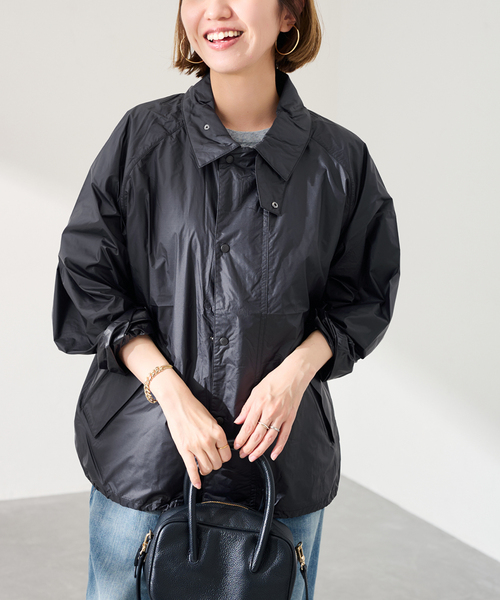 コート アウター Barbour/バブアー transport uv showerproof jacket レディースの画像