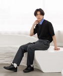 tシャツ アンチピリングハイゲージニット/クル...の詳細画像1