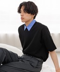tシャツ アンチピリングハイゲージニット/クル...の詳細画像4