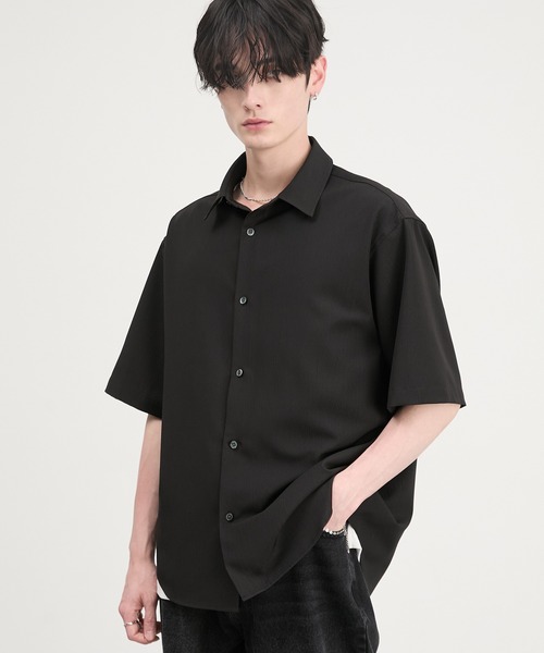 CIYOT シャツ 「CIYOT」ドライタッチ 楊柳 レギュラーカラー クレープ