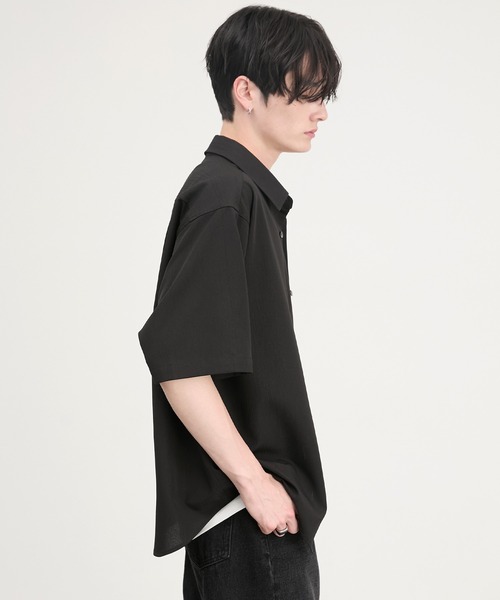 CIYOT シャツ 半袖 「CIYOT」ドライタッチ 楊柳 レギュラーカラー