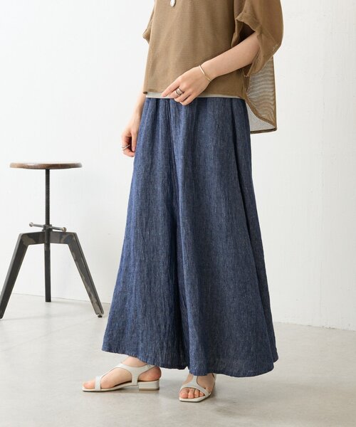 BEARDSLEY（ビアズリー） パンツ リネンデニムサルエルパンツ