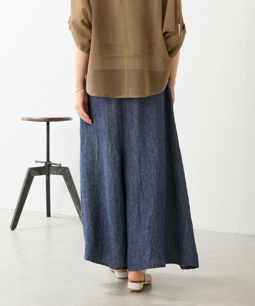 BEARDSLEY（ビアズリー） パンツ リネンデニムサルエルパンツ