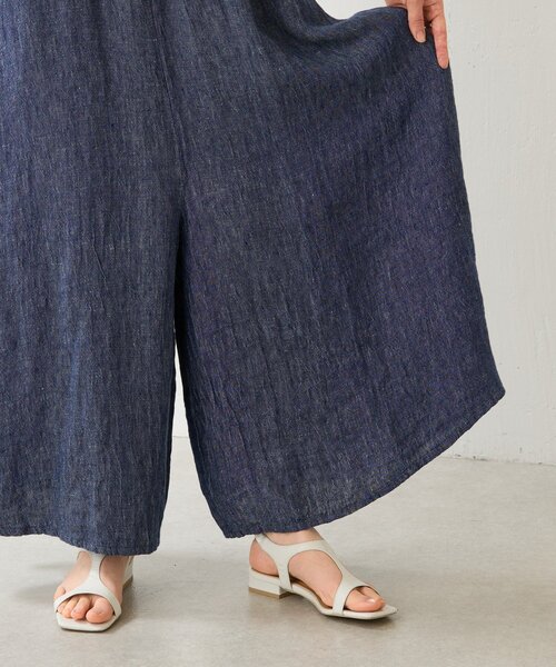 BEARDSLEY（ビアズリー） パンツ リネンデニムサルエルパンツ