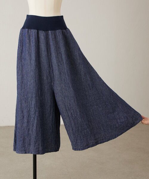 BEARDSLEY（ビアズリー） パンツ リネンデニムサルエルパンツ