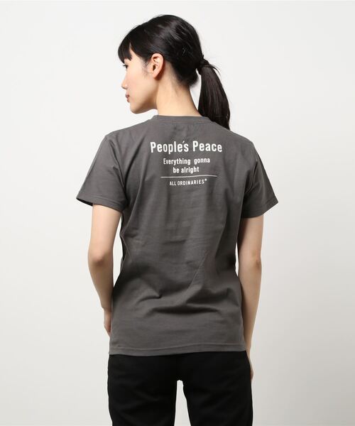 「ALL ORDINARIES」 半袖Tシャツ X-LARGE オリーブ レディース_画像7