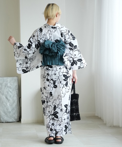 utatane 浴衣・帯 2点セット utatane 浴衣 浴衣2点セット 平成レトロ＆モード レディース