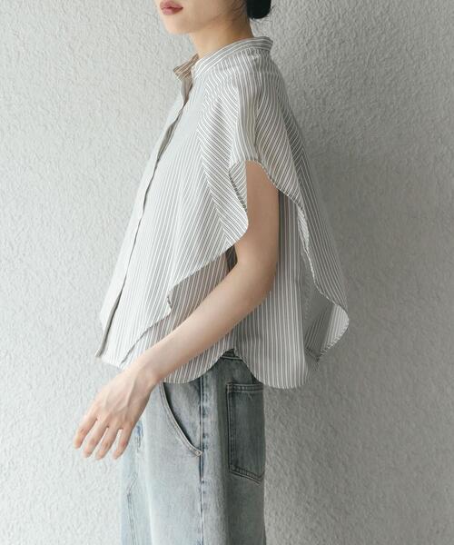 「KBF」 半袖ブラウス ONE ブルー系その他 レディース_画像2