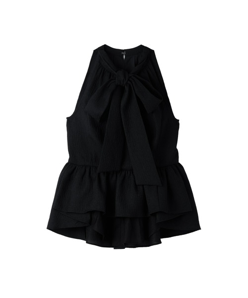 ブラウス シャツ Mila Bow Peplum Blouse レディースの画像