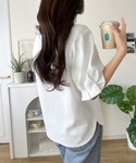tシャツ 半袖 袖ぽわんで大人の甘さを叶える。...の詳細画像5