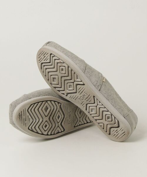 「TOMS」 スリッポン 23cm グレー レディース_画像3