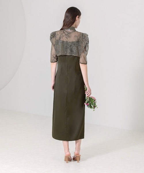 「Leja」 コンビワンピース MEDIUM カーキ レディース_画像6