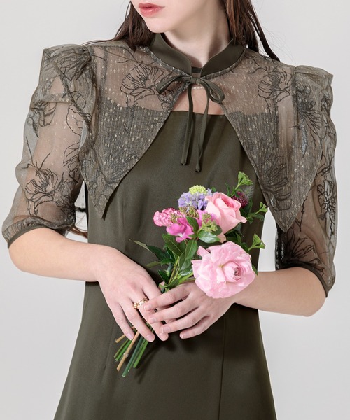 「Leja」 コンビワンピース MEDIUM カーキ レディース_画像8