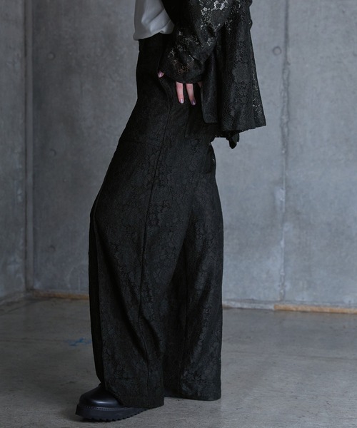 「SERACE」 スラックス M ブラック メンズ_画像2