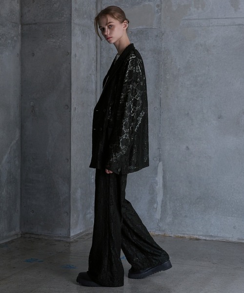 「SERACE」 スラックス M ブラック メンズ_画像6