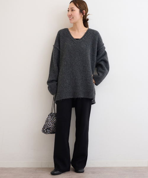「JOURNAL STANDARD relume」 イージーパンツ FREE ライトグレー レディース_画像2