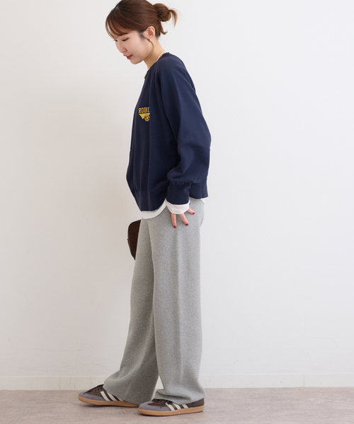 「JOURNAL STANDARD relume」 イージーパンツ FREE ライトグレー レディース_画像9