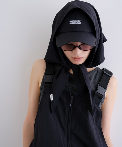 「ANME」 サロペットスカート L グレー レディース_画像4