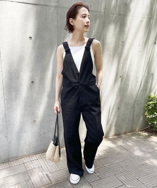 「Spick & Span」 オーバーオール 38 ベージュ レディース_画像2