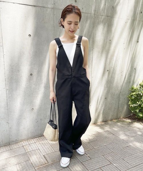 「Spick & Span」 オーバーオール 38 ベージュ レディース_画像6