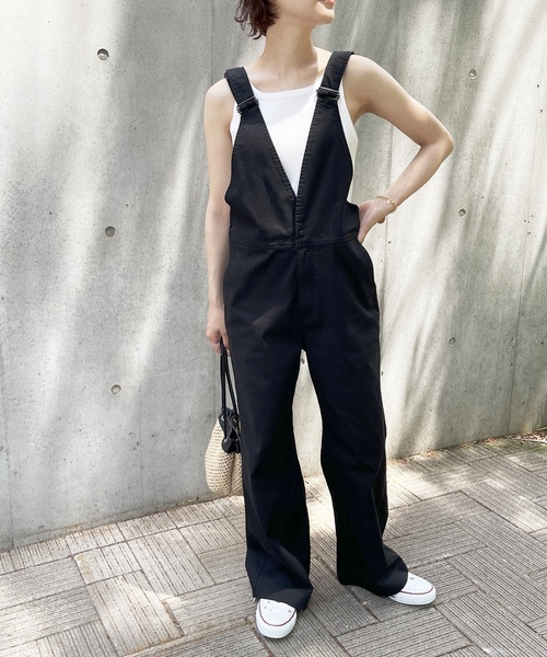 「Spick & Span」 オーバーオール 38 ベージュ レディース_画像9