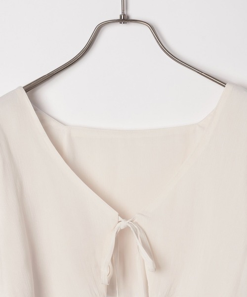 「Heather」 長袖シャツ FREE アイボリー レディース_画像5