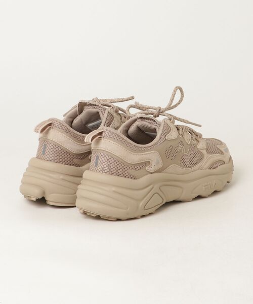 「FILA」 ローカットスニーカー 25.0cm ベージュ レディース_画像2