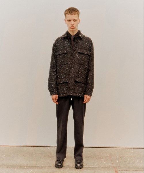 ジャケット ブルゾン NULABEL ニューレーベル / REFRECTOR TWEED 