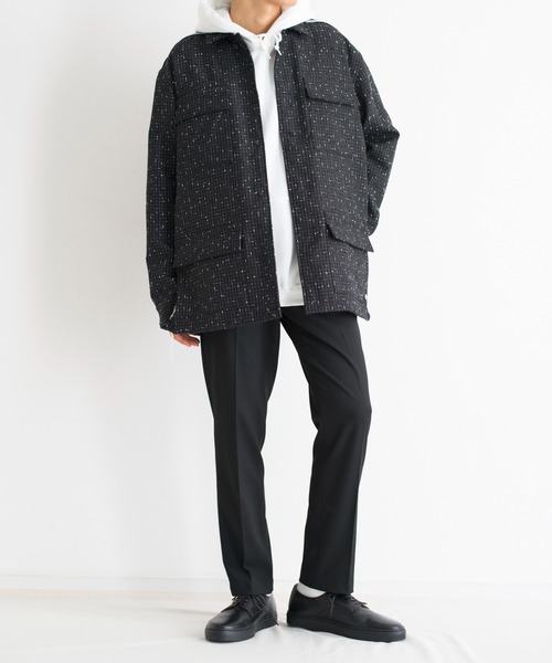 ジャケット ブルゾン NULABEL ニューレーベル / REFRECTOR TWEED 